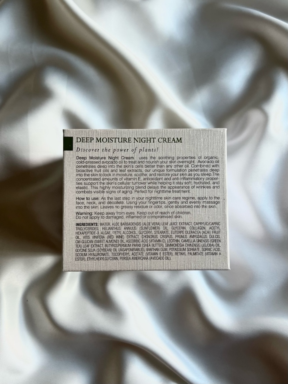 Deep Moisture Night Cream - Picture 5 of 7
